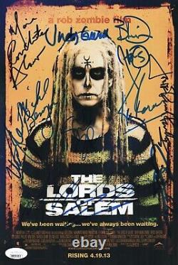 Rob Zombie LORDS OF SALEM CAST X12 Signed 8x12 PHOTO Autograph JSA LOA COA Cert