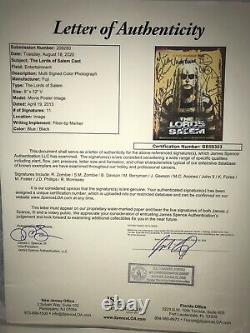 Rob Zombie LORDS OF SALEM CAST X12 Signed 8x12 PHOTO Autograph JSA LOA COA Cert