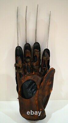 Robert Englund Freddy Krueger Cast Autographed Nightmare Elm St Glove ASI Proof