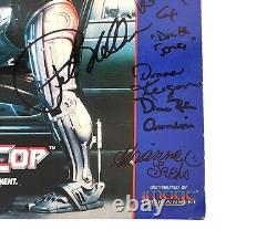 Robocop Cast Signed By 12 Members Laserdisc Movie Peter Weller Nancy Allen ACOA