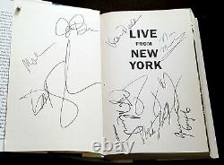 SATURDAY NIGHT LIVE CAST SIGNED BOOK LIVE FROM NEW YORK SNL 9 AUTOGRAPHS 1st Ed