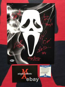 SCREAM AUTOGRAPHED CAST SIGNED 11x14 PHOTO NEVE CAMPBELL SKEET ULRICH +4 BECKETT