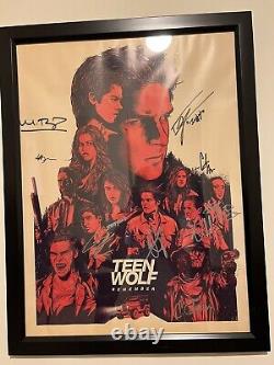 SDCC 2017 Exclusive Teen Wolf Cast Signed Poster