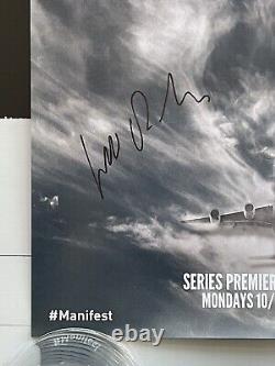 SDCC 2018 Manifest Cast Signed 11x17 Poster Melissa Roxburgh Josh Dallas NBC