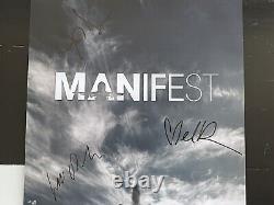 SDCC 2018 Manifest Cast Signed 11x17 Poster Melissa Roxburgh Josh Dallas NBC
