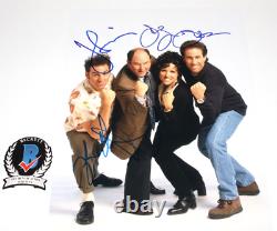 SEINFELD CAST SIGNED 11x14 PHOTO BECKETT COA JERRY JULIA LOUIS-DREYFUS COSTANZA