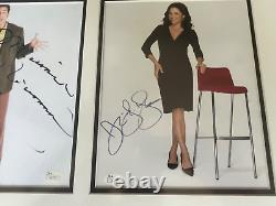 SEINFELD CAST SIGNED 41 x 22 COA JERRY JULIA LOUIS-DREYFUS COSTANZA