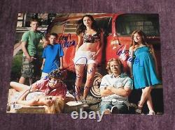 SHAMELESS CAST Signed 11x14 PHOTO with Beckett LOA ROSSUM, MACY, WHITE + 3 MORE