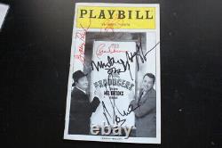 SIGNED Playbill The Producers Original Cast Matthew Broderick Nathan Lane