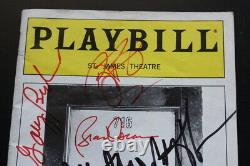 SIGNED Playbill The Producers Original Cast Matthew Broderick Nathan Lane