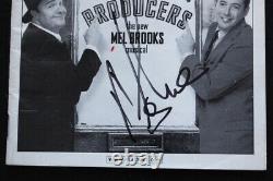 SIGNED Playbill The Producers Original Cast Matthew Broderick Nathan Lane