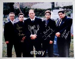 SOPRANOS CAST JAMES GANDOLFINI ++ JSA SIGNED 16x20 PHOTOGRAPH AUTOGRAPHED