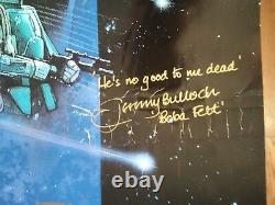STAR WARS Cast SIGNED Autograph Poster Return Jedi Prowse Daniels Mandalorian ++
