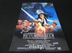 STAR WARS Cast SIGNED Autograph Return Of The Jedi Poster