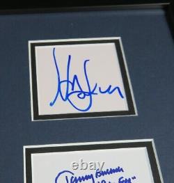 STAR WARS Cast Signed Autograph Display by 17 Harrison Ford, Mark Hamill BAS JSA