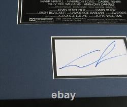 STAR WARS Cast Signed Autograph Display by 17 Harrison Ford, Mark Hamill BAS JSA