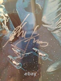 STAR WARS FULL Cast SIGNED including George Lucas Autograph Photo Poster withCOA