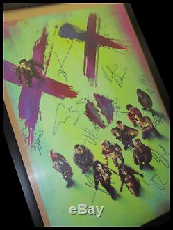 SUICIDE SQUAD (2016) CAST x 11 SIGNED MOVIE POSTER AUTOGRAPHED MARGOT ROBBIE