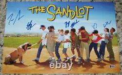 Sandlot Cast Signed 12x18 Photo Squints Smalls Yeah Yeah Repeat Timmy + BAS COA