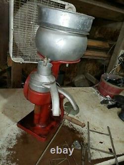 Sanitary Economy King #11 Cream Separator Cast Iron Tin Metal Hand Crank Antique