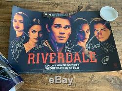 Sdcc Exclusive 2019 Riverdale Cast Signing, Autographed Poster, Archie, Betty