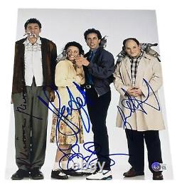 Seinfeld Cast 4+ Signed Auto 11x14 Photo Jerry Seinfeld Michael Richards Beckett