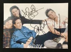 Seinfeld Cast Signed 8.5x13.5 RA COA Authenticated. The Grail For Seinfeld Fans