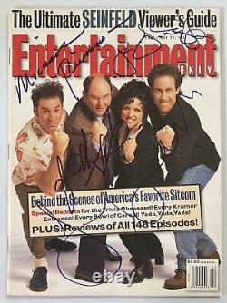 Seinfeld Cast Signed Autograph x4 1997 Entertainment Weekly JSA LOA FREE S&H