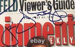 Seinfeld Cast Signed Autograph x4 1997 Entertainment Weekly JSA LOA FREE S&H