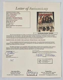 Seinfeld Cast Signed Autograph x4 1997 Entertainment Weekly JSA LOA FREE S&H