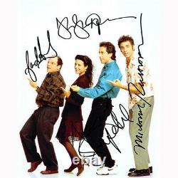 Seinfeld Cast by 4 (73663) Autographed In Person 8x10 with COA