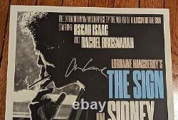 Sign in Sidney Brustein's Window window card SIGNED OSCAR ISAAC RACHEL BROSNAHAN
