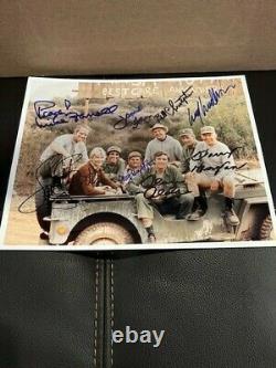 Signed Autograph MASH MASH Military Full Cast Photo TV Land Show With JSA COA