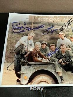 Signed Autograph MASH MASH Military Full Cast Photo TV Land Show With JSA COA