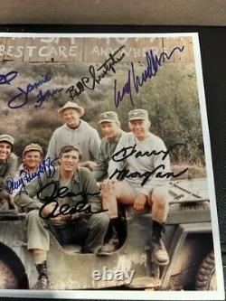 Signed Autograph MASH MASH Military Full Cast Photo TV Land Show With JSA COA