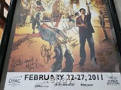 Signed Autographed In The Heights Broadway Poster Travel Cast Ships Fast