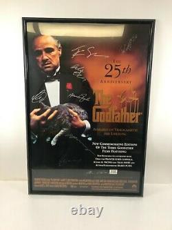 Signed By Cast Autographed The Godfather Poster