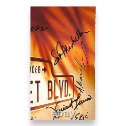 Signed Opening Night Sunset Blvd Original LA Cast Window Card Glen Close RARE