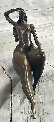 Signed Original Abstract Modern Art Botero Style Figurine Hot Cast Home Decor
