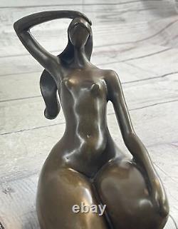 Signed Original Abstract Modern Art Botero Style Figurine Hot Cast Home Decor