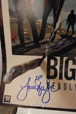 Signed Poster Tv Series Big Sky Deadly Trails Jensen Ackles 13x19 + COA