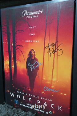 Signed Poster Tv Series Wolf Pack Sarah Michelle Gellar 13x19 + COA