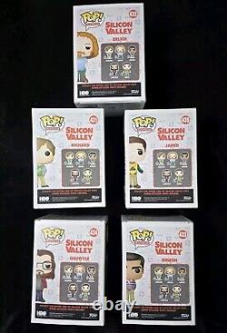 Silicon Valley Cast Signed Funko Pops TJ Miller Kumail Nanjiani Martin Starr