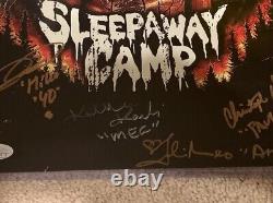 Sleepaway Camp Signed 11 x 17 Poster 5 Cast Members JSA Felissa Rose