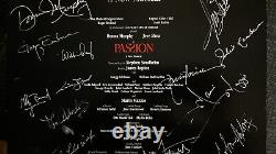 Sondheim's PASSION -FULL Original Broadway Cast Signed Poster Windowcard SO RARE