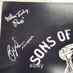 Sons of Anarchy Cast (7) Signed 16x20 Photo autograph Sagal Coates PSA/DNA holo