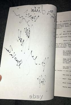 Sopranos Cast Signed Script-james Gandolfini-falco-sirico-van Zandt-imperioli+7