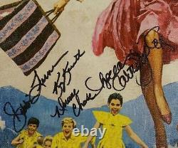 Sound Of Music Cast Signed 16x20 Canvas Photograph #1 with PSA/DNA LOA U14841