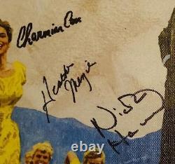 Sound Of Music Cast Signed 16x20 Canvas Photograph #1 with PSA/DNA LOA U14841