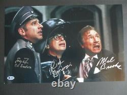 Spaceballs Cast Signed 11x17 Photo Mel Brooks Rick Moranis Beckett Bas Letter